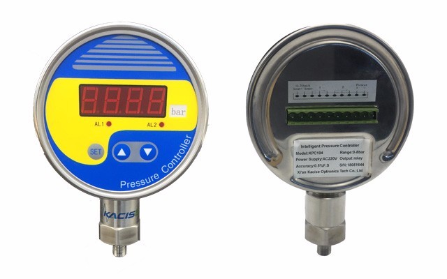 Ψηφιακός μετρητής πίεσης υψηλής ακρίβειας IP65 24V 4 - 20mA επίδειξη 0,56 οδηγήσεων ίντσας