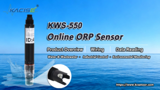 KWS-550 Online Επισκόπηση αισθητήρα ORP, καλωδίωση και ανάγνωση δεδομένων