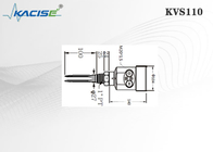 KVS110 δομένος διακόπτης επιπέδων δικράνων για τη μέτρηση υγρού/σκονών/κόκκων