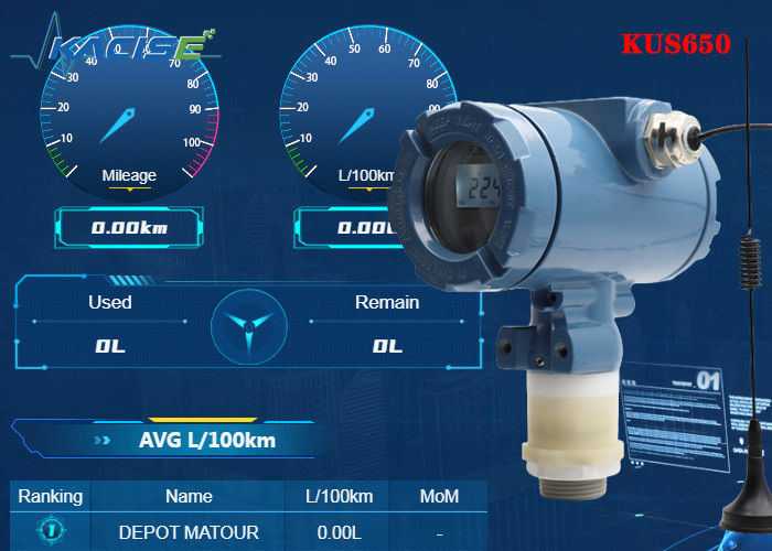 KUS650A Ασύρματος αισθητήρας στάθμης υπερήχων εμβέλειας 3 μέτρων με προστασία IP68 και έξοδο 4G/Lora/GPRS/NB για μέτρηση στάθμης υγρού