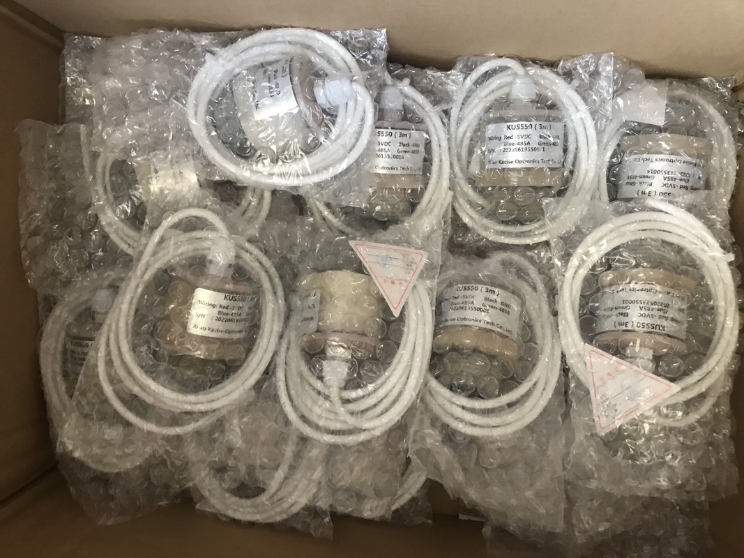 RS485 Έξοδος λυμάτων πισίνα PTFE Μετρητής στάθμης νερού χαμηλής κατανάλωσης ενέργειας Έξυπνος υπερηχητικός αισθητήρας στάθμης νερού 3m