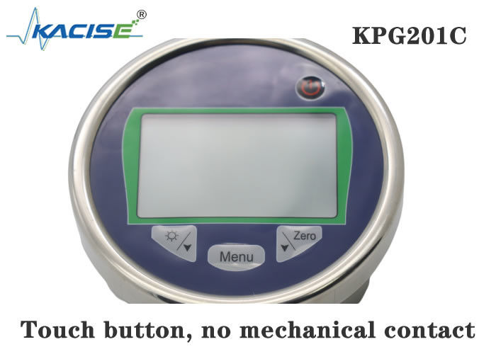 KPG201C Κουμπί αφής Χωρίς μηχανική επαφή Ψηφιακό μετρητή πίεσης με καταγραφή δεδομένων και υψηλή ακρίβεια 0,02%