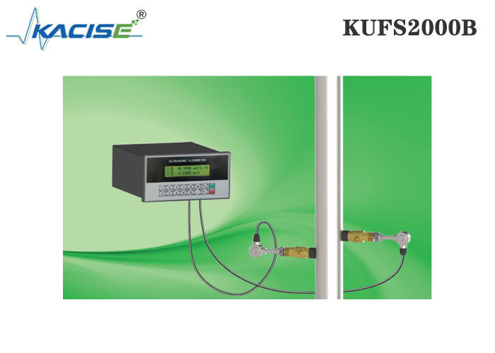 KUFS2000B Πίνακας τοποθέτησης υπερηχητικού μετρητή ροής με ακρίβεια ± 1% για σωλήνες DN50-DN6000 και RS485 MODBUS Interface