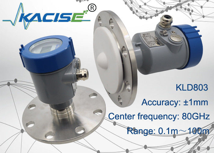 Αισθητήρας επιπέδου ραντάρ 80GHz KACISE OEM με έξοδο 4-20mA και προστασία IP67 για μέτρηση υψηλού επιπέδου