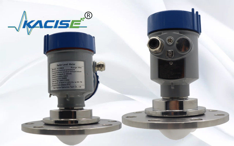 Kacise OEM 80GHz Radar Level Sensor 100m Range FMCW Radar Level Meter με προστασία και οθόνη IP67