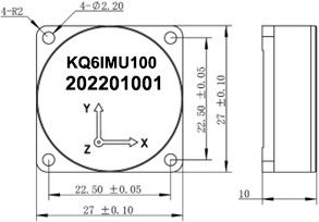 RS422 Διασύνδεση MEMS Γυροσκόπιο αισθητήρα με ευρύ εύρος θερμοκρασίας -40 ̊+65°C και βελτιωμένη ακρίβεια δεδομένων