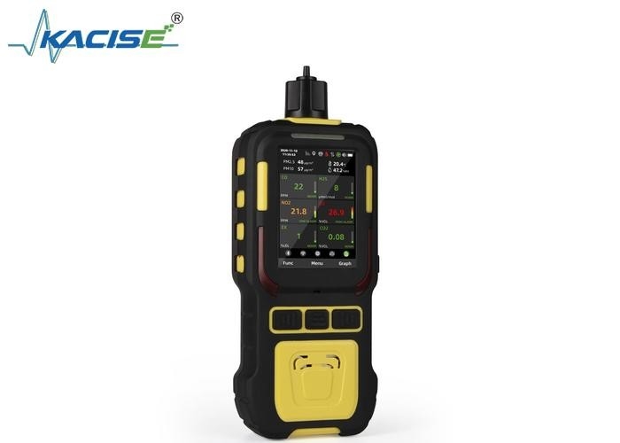 KMK-600M 6 σε 1 πολλαπλός ανιχνευτής αερίων με αντλία συναγερμού μονοξειδίου του άνθρακα