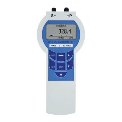 Η σειρά HM35 Precision Digital Pressure Manometer με ακρίβεια 0,05% Graphical Backlit LCD και 10.742 καταγραφής δεδομένων