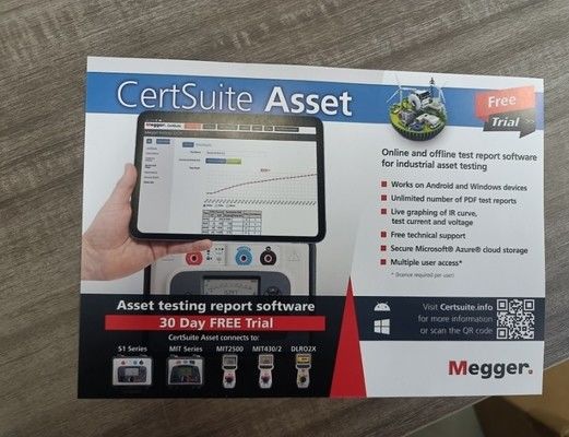 Μετρητής μόνωσης Megger MIT1025-UK με έξοδο, αντίσταση 20 Τεραόμς, τάση δοκιμής πολλαπλής εμβέλειας 10 kV