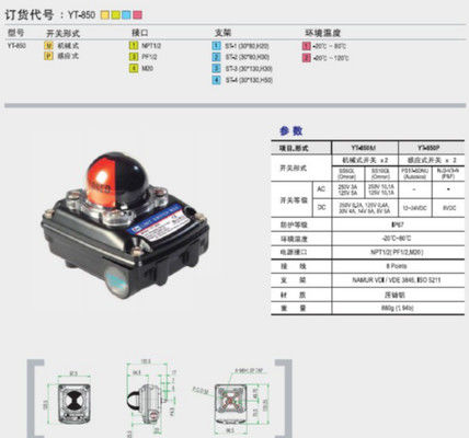 Σειρά Rotork YTC Limit Switch Box (YT-850M, YT-870P, YT-875P, YT-870D)