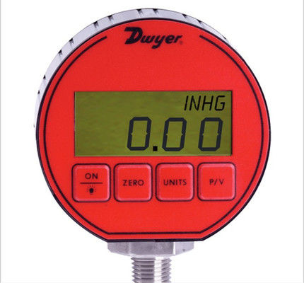 Dwyer Series DPG Ψηφιακός Δείκτης Πίεσης Βαθμός Περίβληματος Σχεδιασμένο για να πληροί NEMA 4/4X IP66 Όριο Πίεσης 2x Εύρος Πίεσης