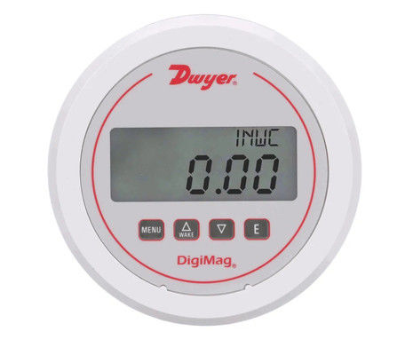 Dwyer DM-1000 DigiMag Digital Differential Pressure Gauge με ακρίβεια ± 1%, υλικό από ανοξείδωτο χάλυβα και σύνδεση 1/8 NPT