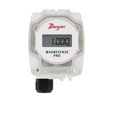 Πομπός διαφορικής πίεσης Dwyer MSX-W20-PA Magnesense με αμφίδρομη ανίχνευση πίεσης εξαγωγή τετραγωνικής ρίζας και έξοδο ρεύματος 4-20 mA