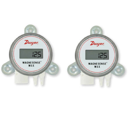Πομπός διαφορικής πίεσης Dwyer MSX-W20-PA Magnesense με αμφίδρομη ανίχνευση πίεσης εξαγωγή τετραγωνικής ρίζας και έξοδο ρεύματος 4-20 mA