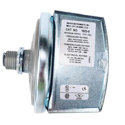 Dwyer 1823-10 Ελαφρύς διαχωριστικός διακόπτης πίεσης με συμπαγές σχεδιασμό υψηλή επαναληψιμότητα και εύκολη ρύθμιση