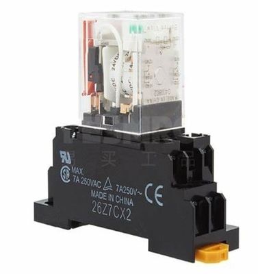 Η Omron MY2-GS γενικής χρήσης ρελέ με λειτουργία 24VDC, αντίσταση κύλινδρου 662 Ω και φόρμα επικοινωνίας DPDT
