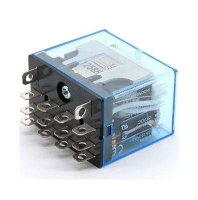 Η Omron MY2-GS γενικής χρήσης ρελέ με λειτουργία 24VDC, αντίσταση κύλινδρου 662 Ω και φόρμα επικοινωνίας DPDT