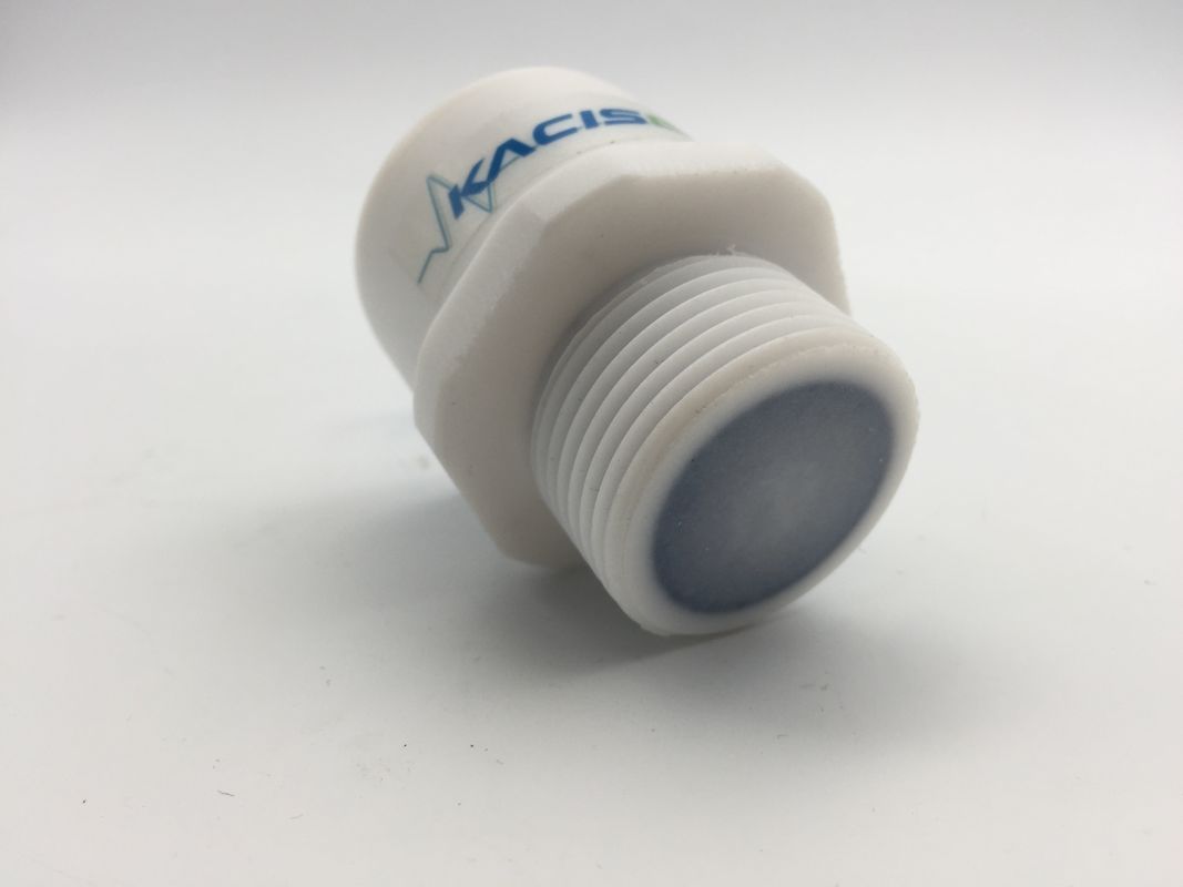 KUS550 ισχυρός αισθητήρας επιπέδων Ultrosonic επιπέδων δεξαμενών μετρητών PTFE ρευστών επιπέδων σημάτων αντιδιαβρωτικός