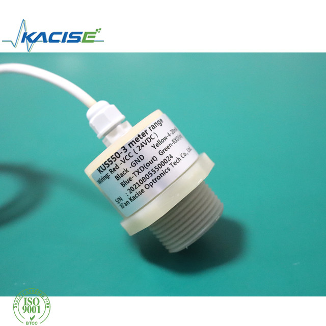 Αντιδιαβρωτική χημική υγρή μέτρηση/NPT PTFE υπερηχητικός αισθητήρας επιπέδων